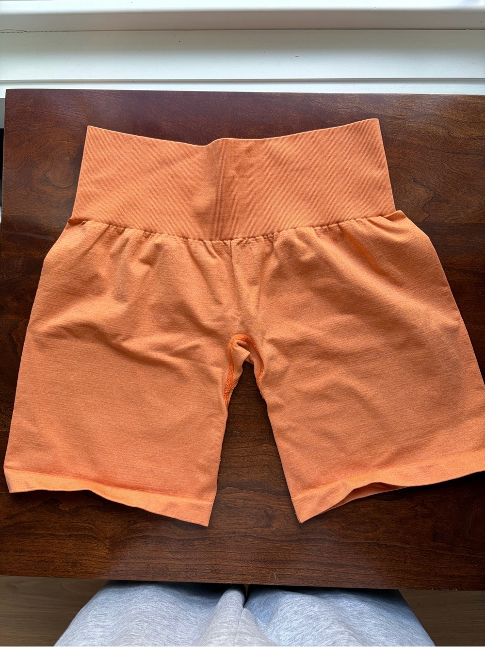 NVGTN High-Waist Orange Women’s Stretch Shorts